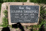 SWANEPOEL Susanna 1872-1951