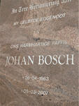 BOSCH Johan 1963-2007