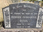 BOTES Hendrik Gerhardus 1897-1968 & Anna Magdalena 1905-1992