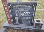 GREEN Malcolm Dennis 1945-2006