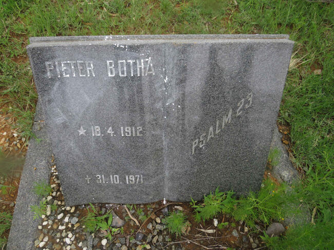 BOTHA Pieter 1912-1971