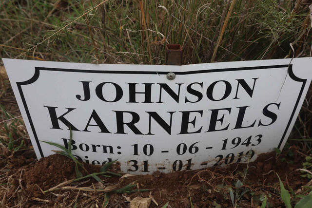 JOHNSON Karneels 1943-2019