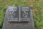 BOOYSEN Johannes Frederick 1946-2009 :: BOOYSEN Johannes Frederick 1974-2008 