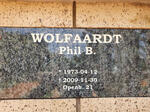 WOLFAARDT Phil B. 1973-2009