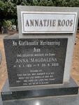 ROOS Anna Magdalena 1931-2009