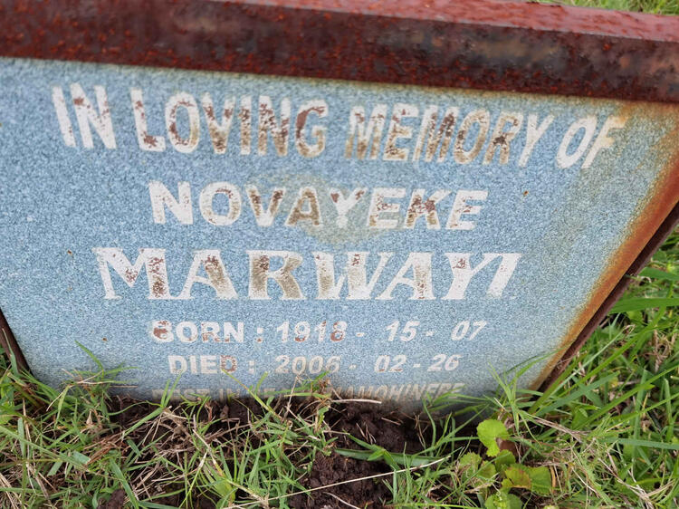 MARWAYI Novaeke 1918-2006