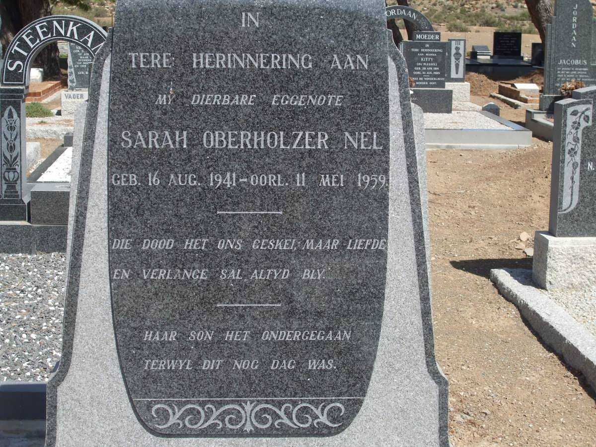 NEL Sarah Oberholzer 1941-1959