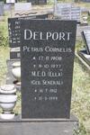 DELPORT Petrus Cornelis 1908-1977 & M.E.D. SENEKAL 1912-1999