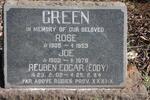 GREEN Reuben Edgar 1902-1984 :: GREEN Joe 1902-1978 :: GREEN Rose 1905-1953