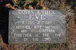 EVE Doris Ethel 1903-1984
