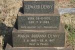 DENNY Edward 1876-1959 & Maria Johanna 1883-1967