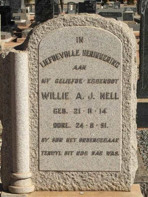 NELL Willie A.J. 1914-1951