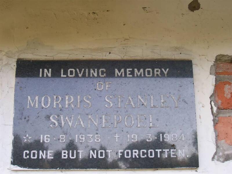 SWANEPOEL Morris Stanley 1938-1984