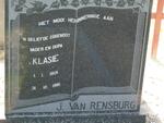 RENSBURG Klasie, J. van 1901-1981