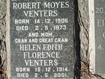 VENTERS Robert Moyes 1906-1973 & Helen Edith Florence 1914-2001