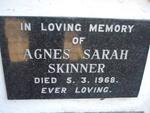 SKINNER Agnes Sarah -1968