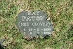 PATON  May nee CLOVER 1898-1982