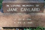GAYLARD Jane 1916-1981