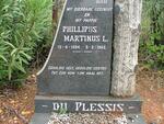 PLESSIS Phillipus Martinus L., du 1904-1962