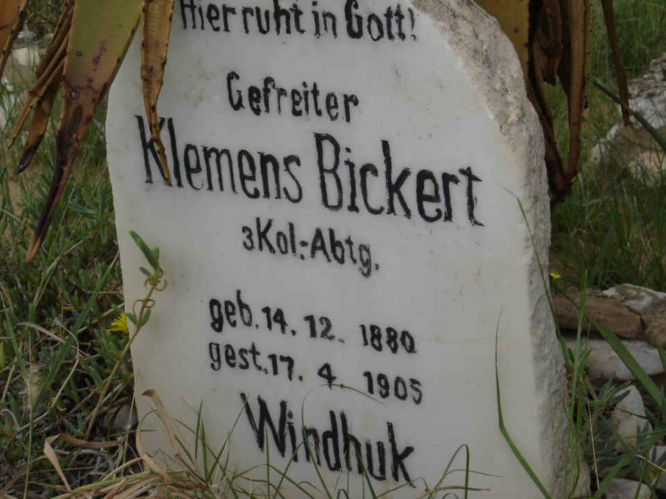 BICKERT Klemens 1880-1905
