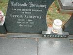 PLESSIS Petrus Albertus, du 1898-1982