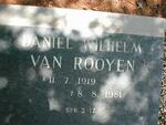 ROOYEN Daniel Wilhelm, van 1919-1981