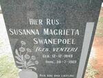 SWANEPOEL Susanna Magrieta nee VENTER 1949-1969