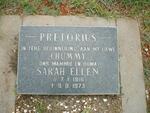 PRETORIUS Sarah Ellen 1916-1973