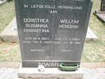 SWART Willem Hendrik 1893-1980 & Dorothea Susanna Christina 1907-1969
