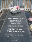 BRUYN Hendrik Johannes, de 1929- & Martha Susanna VILJOEN 1930-2006