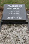 FRANCESCONI Marco Carlo 1959-2002