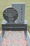 CRONJE Isabella 1914-2004