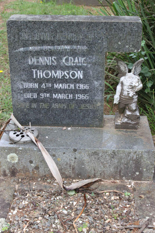 THOMPSON Dennis Craig 1966-1966
