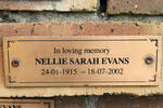 EVANS Nellie Sarah 1915-2002
