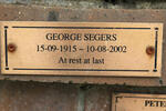 SEGERS George 1915-2002