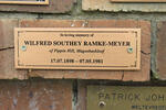 MEYER Wilfred Southey Ramke 1898-1981