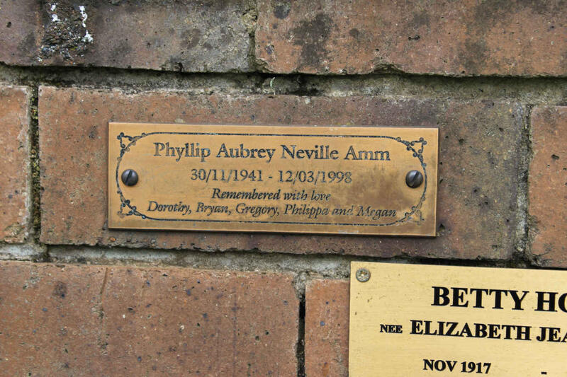 AMM Phyllip Aubrey Neville 1941-1998
