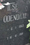 ODENDAAL Ilse 1963-1981