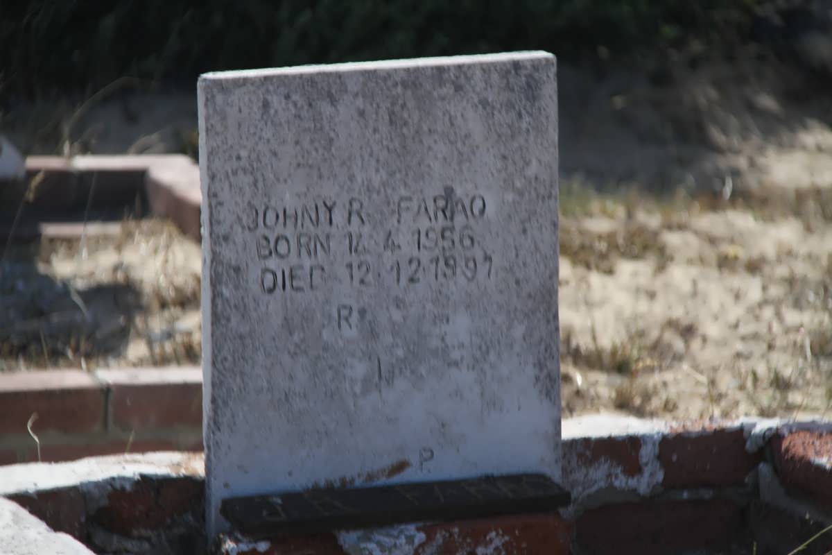 FARAO Johny R. 1956-1997