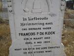 KOCK Francois P. de 1863-1954