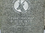 BEER P.R. de, −1942