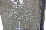 LINDEN R., van der -1917
