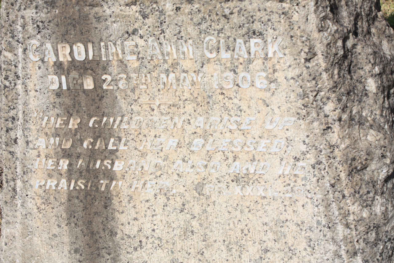 CLARK Caroline Ann -1906