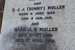 MULLER S.J.J. 1898-1961 &  Marie A.W. 1898-1968