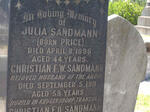 SANDMAN Christian F.W. -1911 & Julia PRICE -1896