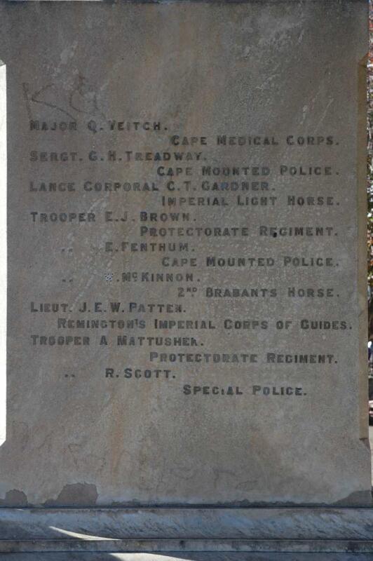 3. Queenstown War Memorial 1899-1902