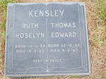 KENSLEY Thomas Edward 1922-1987 & Ruth Roselyn 1923-1983