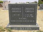 KLERK Johannes Abraham, de 1917- & Johanna Cornelia 1908-1995