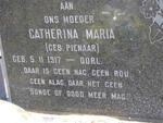 ELS Catherina Maria nee PIENAAR 1917-
