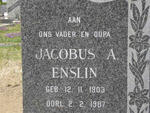 ENSLIN Jacobus A. 1903-1987